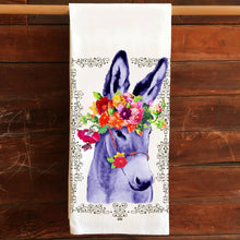 Load image into Gallery viewer, Donkey Kitchen Tea Towel Flour Sack Cotton
