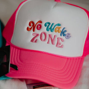 No Wake Zone Foam Trucker Hat