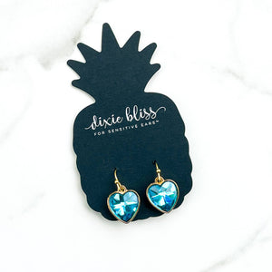 Calypso Waters Heart Earrings