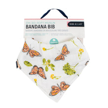 Load image into Gallery viewer, Butterfly Oh-So-Soft Muslin Bandana Bib
