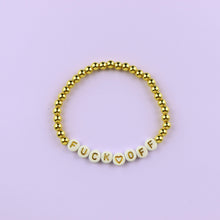 Load image into Gallery viewer, Gold Filled Ball Beaded Message Bracelets
