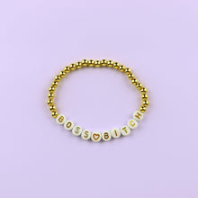 Load image into Gallery viewer, Gold Filled Ball Beaded Message Bracelets
