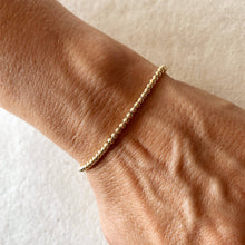 Load image into Gallery viewer, GoldFi - 18k Gold Filled 2.5 mm Beaded Bracelet
