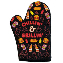 Load image into Gallery viewer, Chillin&#39; And Grillin&#39; Oven Mitt
