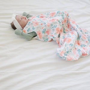 Floret Classic Cotton Muslin Bedtime Sleeper - 6-12 Months