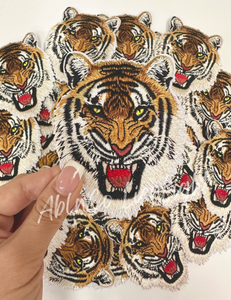 ABLN Boutique - Trucker hat patches roaring tiger embroidery patch iron on