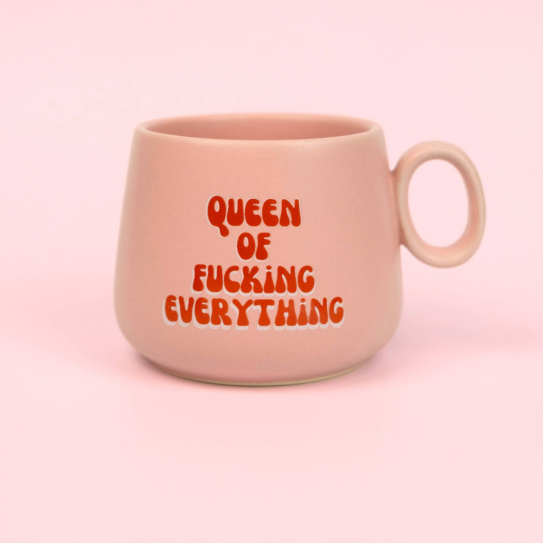 Queen of Fucking Everything - Ceramic Cappuccino Mug