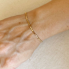 Load image into Gallery viewer, 18k Gold Filled 2mm Dot Ball Bracelet
