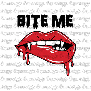 Bite Me UV DTF Decal