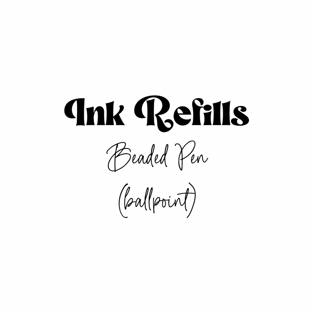 Beaded Pen Ink Refill (Ball Point)