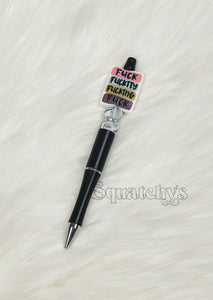 F**K Beaded Pen