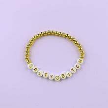 Load image into Gallery viewer, Gold Filled Ball Beaded Message Bracelets
