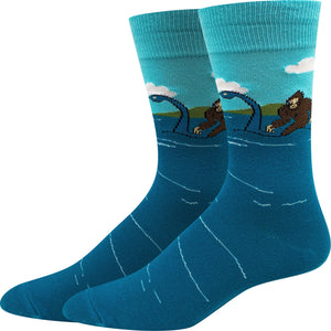 Bigfoot and Loch Ness Socks