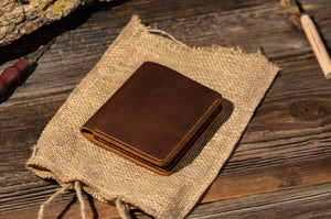 Genuine Leather Bifold Wallet