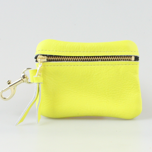 Leather Cardholder Neon