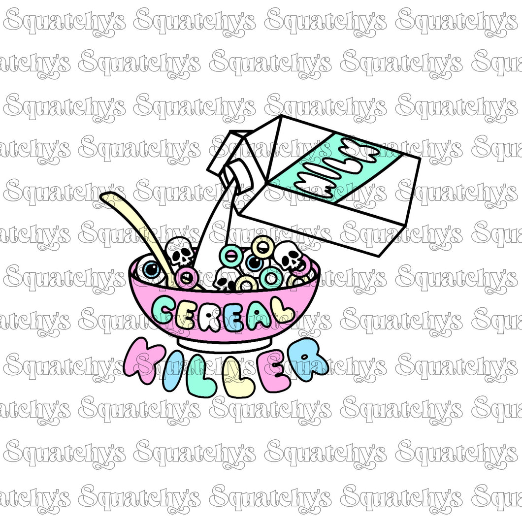 Cereal Killer UV DTF Decal