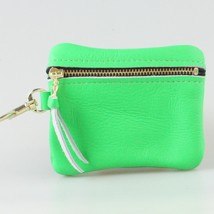 Leather Cardholder Neon