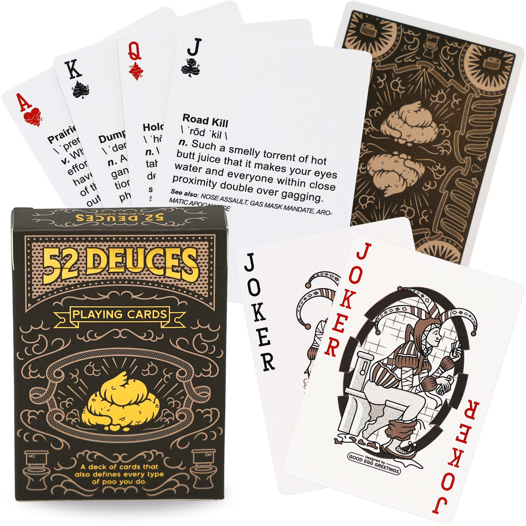 52 Deuces Playing Cards Deck of Poker Cards