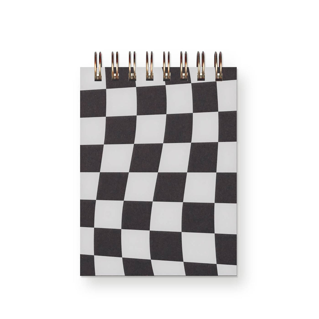 Checkerboard Mini Jotter Notebook