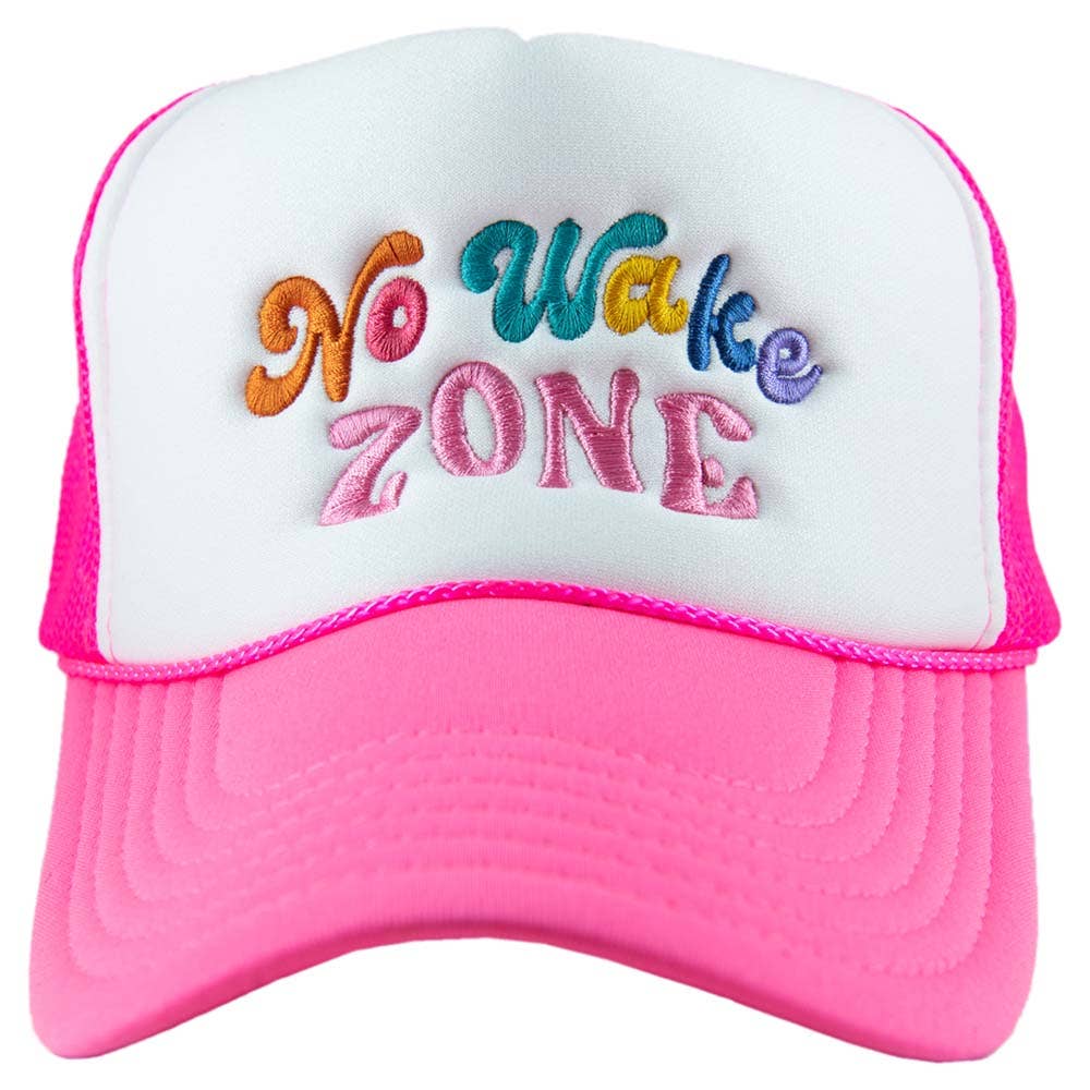 No Wake Zone Foam Trucker Hat