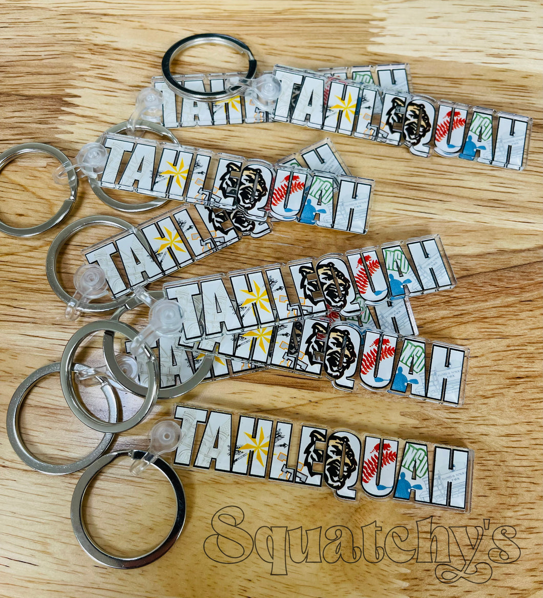 Tahlequah Keychain