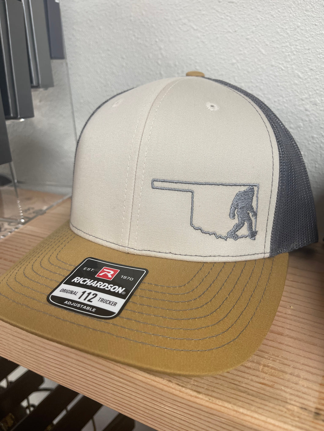 OK Sasquatch Hat Tan/Grey