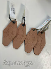 Load image into Gallery viewer, Sasquatch Hotel Keychain (Leather)
