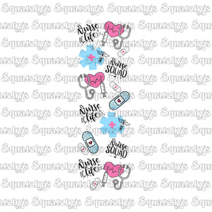 Nurse Pen Wrap UV DTF Decals