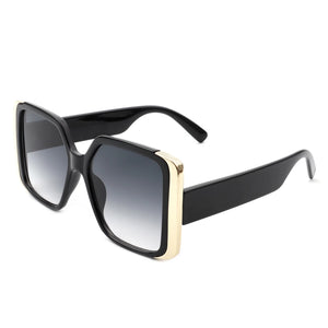 Retro Oversized Square Frame Sunglasses