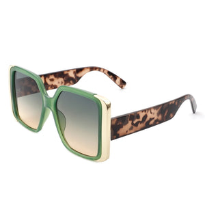 Retro Oversized Square Frame Sunglasses