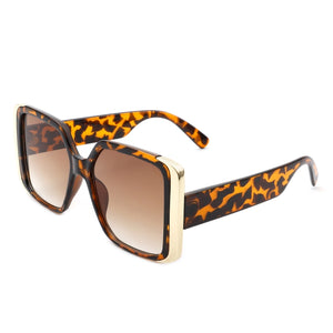 Retro Oversized Square Frame Sunglasses