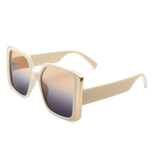 Retro Oversized Square Frame Sunglasses