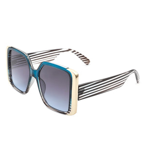 Retro Oversized Square Frame Sunglasses