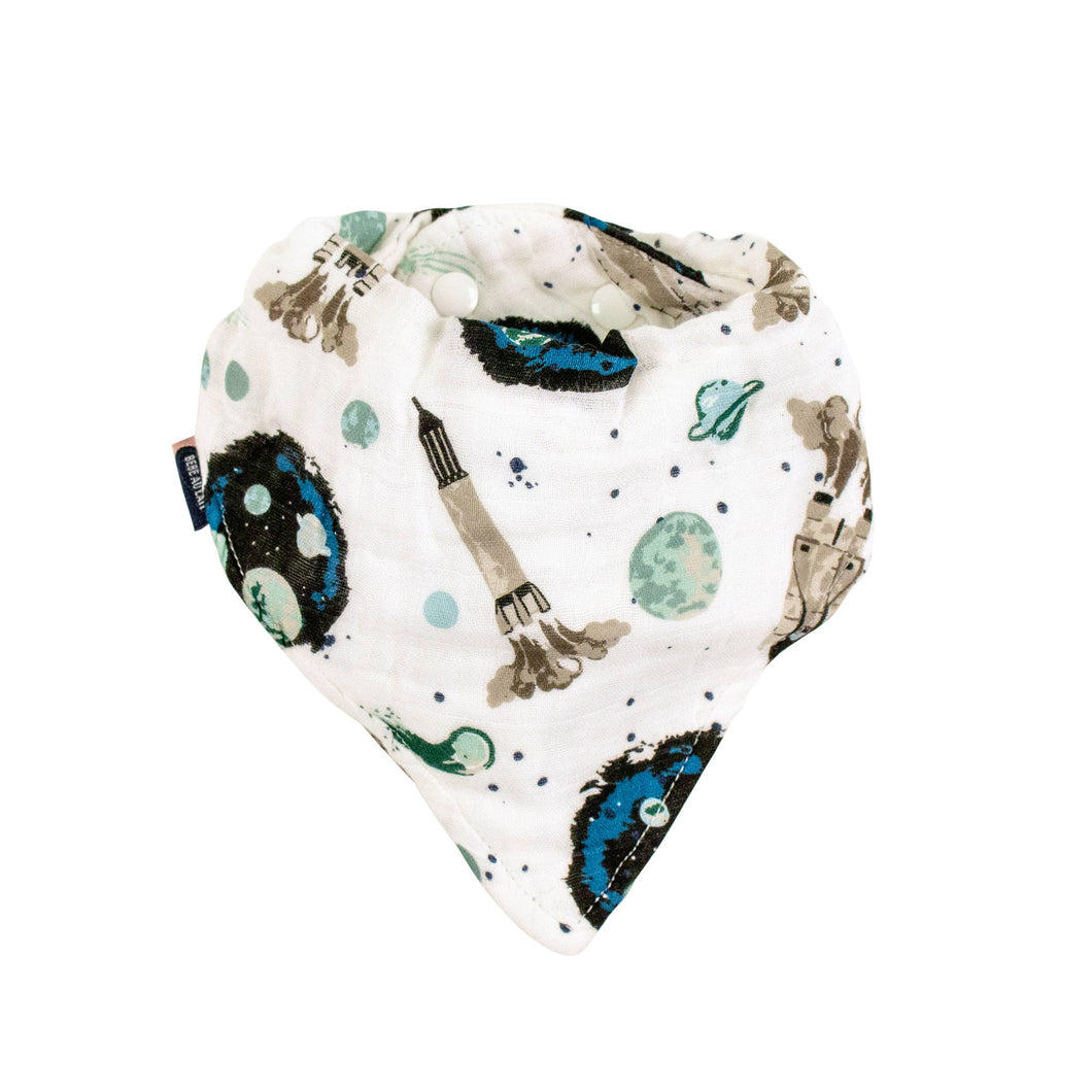 Space Muslin Bandana Bib