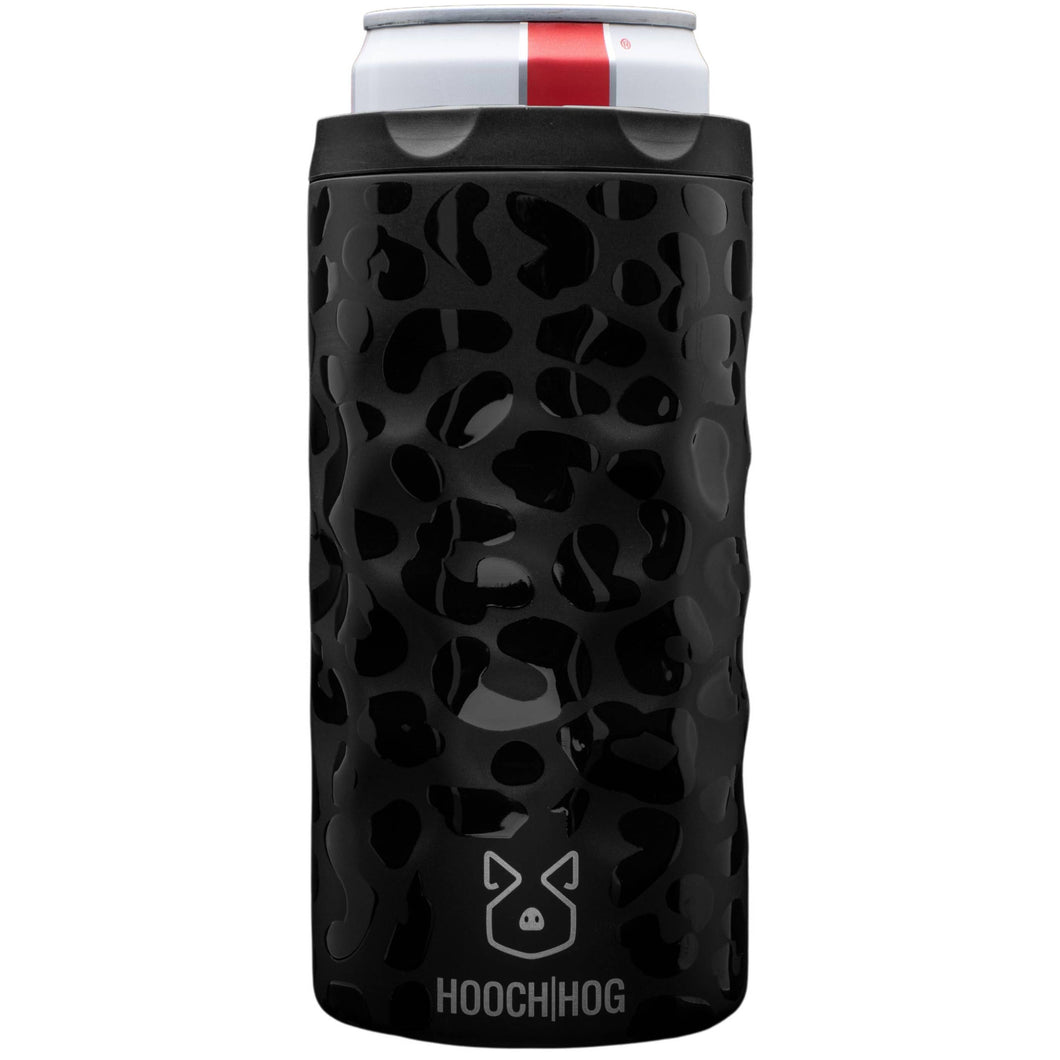 Hooch Hog - The Skinny Can Cooler [Black Leopard]