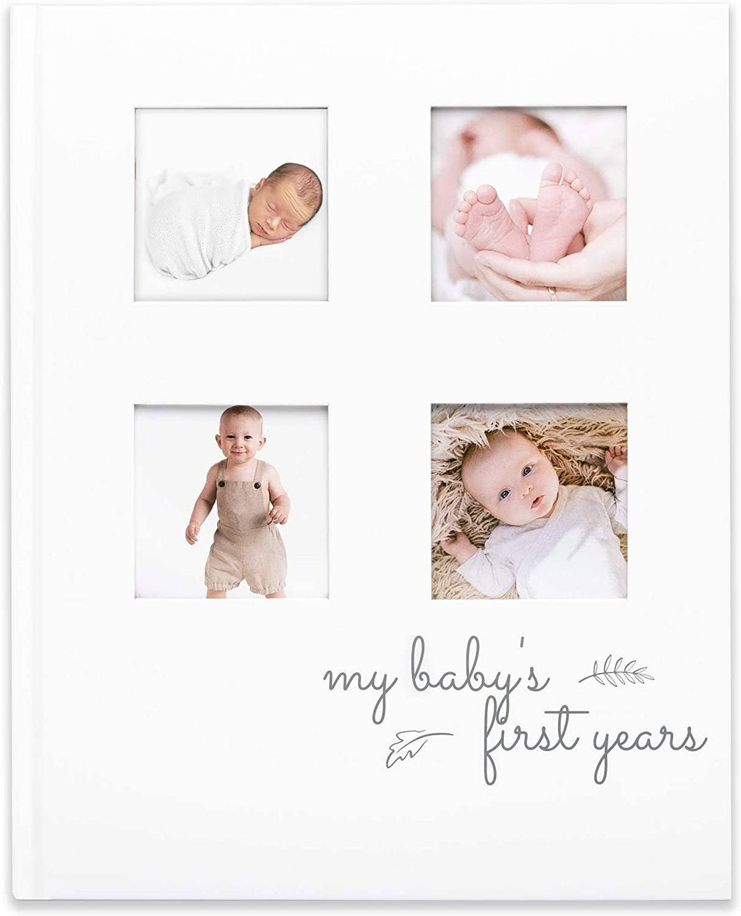 KeaBabies - KeaBabies SKETCH Baby First Years Memory Book (Alpine White)