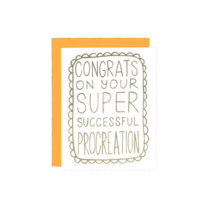 Baby Successful Procreation Card