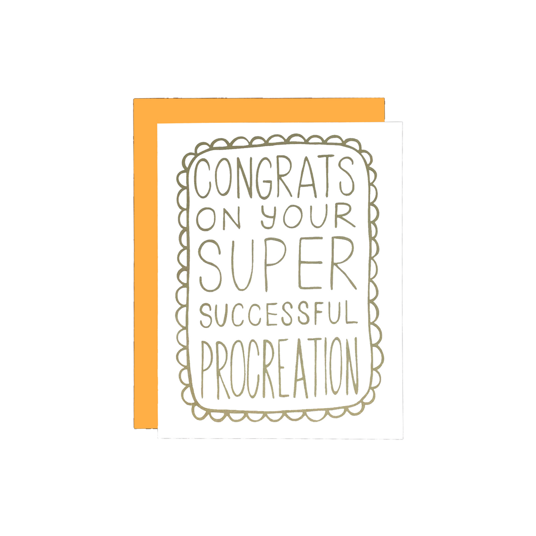 Baby Successful Procreation Card