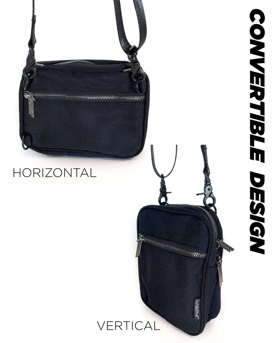 Crossbody Sidekick | Sling Bag | Black