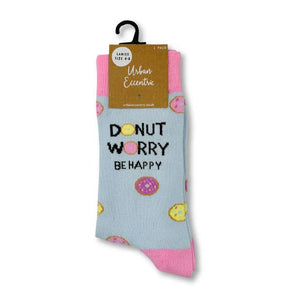 Ladies Donut Worry Socks