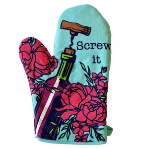 Screw It Oven Mitt Kitchen Gift, Pot Holder