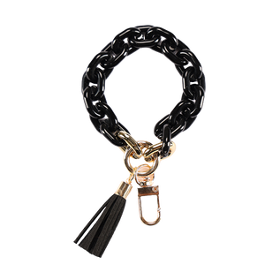 Acrylic Chain Keychain black