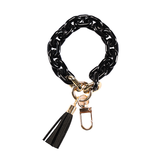 Acrylic Chain Keychain black