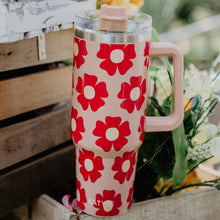 Load image into Gallery viewer, Flower Power 40 Oz Tumbler Cup
