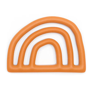 Rainbow Teether-rRust Orange