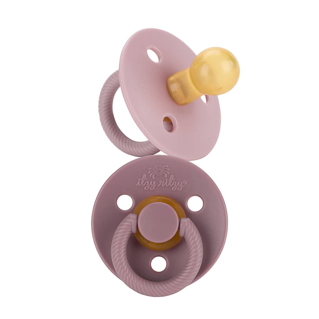 Itzy Ritzy - Pink Natural Rubber Pacifier Sets