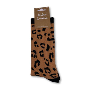 Unisex Leopard Socks