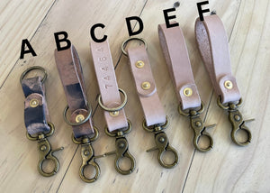 Leather Keychain