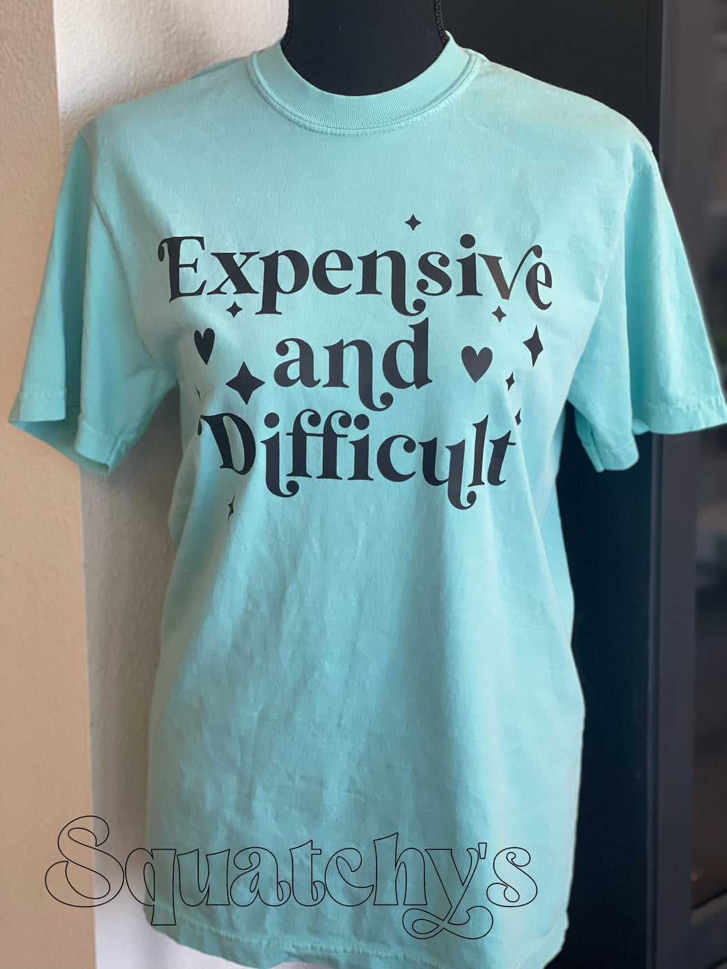 Expensive and difficult tee