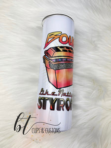 30oz Skinny Sublimation Tumbler